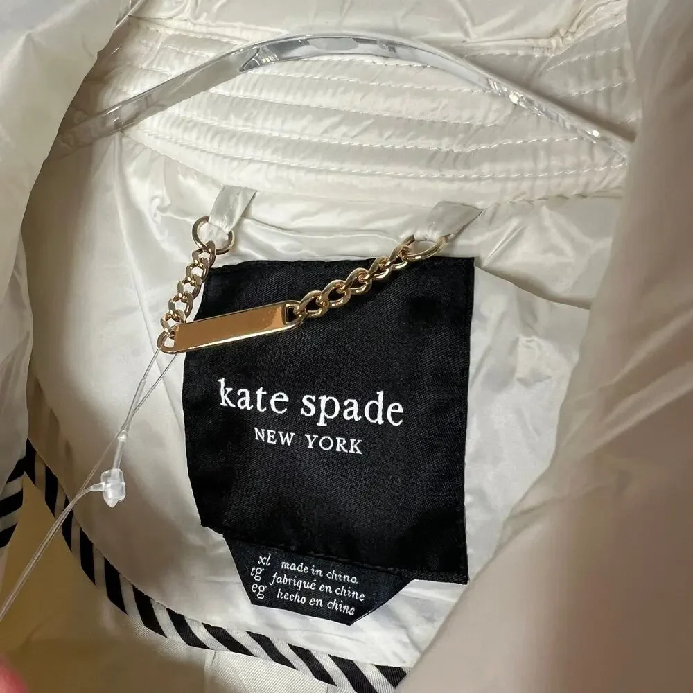 Kate Spade Quilted Water Resistant Jacket Size XL